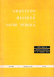 Capa Arquivos de Higiene e Sa�de P�blica, 89